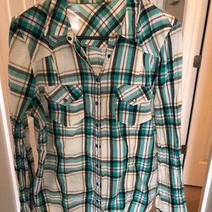 Plaid Button Down - Maurices